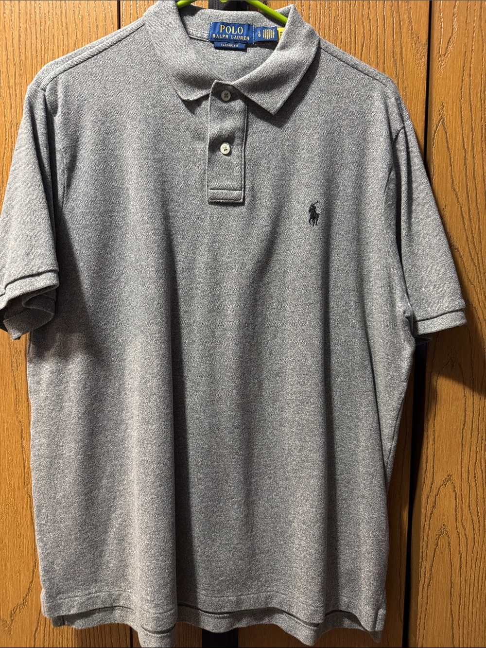 Polo by Ralph Lauren Heather Gray Short-Sleeve Polo Men’s Large